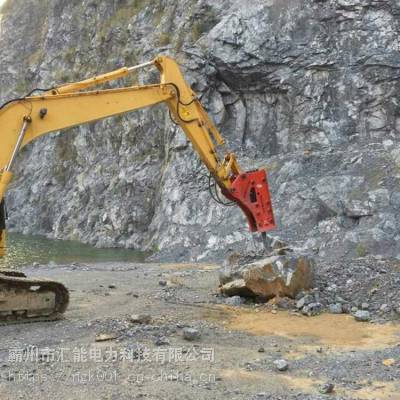 挖掘机液压高频震动锤振动混凝土啄石器岩石建筑液压锤破碎锤汇能