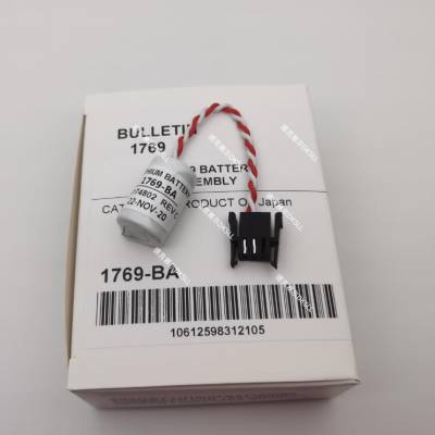 全新现货1769-BA 3V Allen Bradley AB PLC控制器锂电池带插头