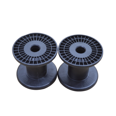 源头厂家一体盘黑色白色PP料塑料线盘胶轴卡扣绕线盘塑料工字轮