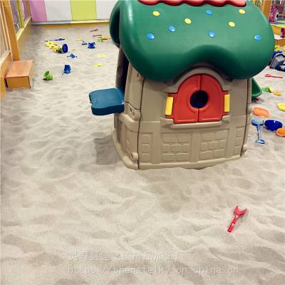 商场游乐场室内用无尘海沙 河北圆粒儿童海沙价格 水上乐园沙滩沙