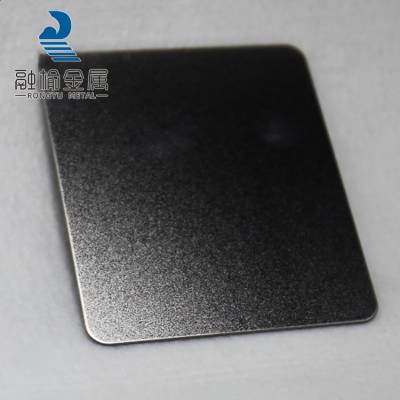 彩色不锈钢喷沙板 304 2b喷沙灰色彩色不锈钢装饰板