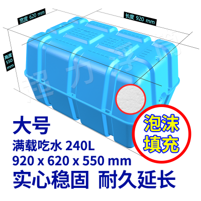 广西超力浮筒浮体水上工程施工货源浮箱网箱浮桶养殖泡沫填充浮球塑料