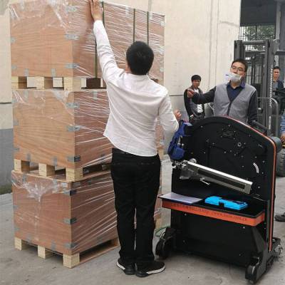 卡盘穿带机 卡板穿带机 托盘免弯腰穿带打包机 TP-800穿带包装机