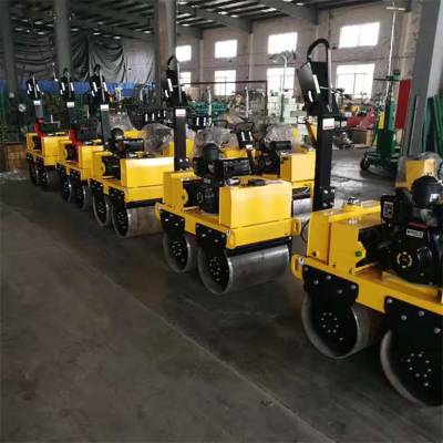 中拓 双轮振动式压路机 单钢轮压路机 小型驾驶式路面压实机