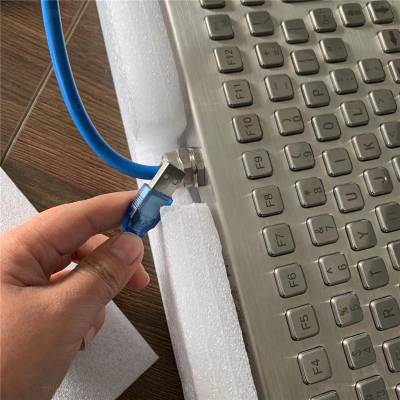本安型防爆键盘 自带无线鼠标 不锈钢金属防尘防水