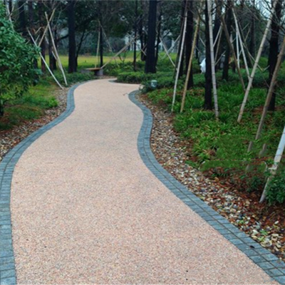 ***山东彩色透水混凝土 ***潍坊昌乐透水露骨料彩色地坪