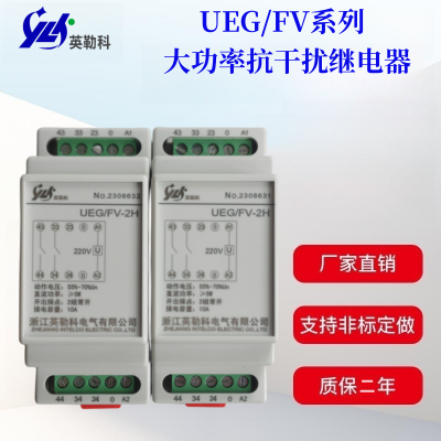 UEG/FV-2H/24VDC大功率抗干扰继电器货源产地温州 英勒科品牌