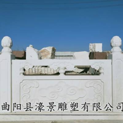 滨州花岗岩石雕围栏栏杆 石雕大理石栏杆旗台 厂家供应濠景雕塑