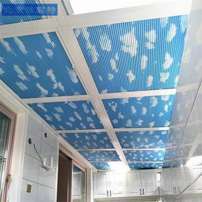 北京怀柔定制安装玻璃房蜂巢帘 遮光材质 自动伸缩遮阳帘