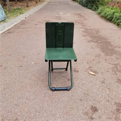 制式学习凳便携式多功能写字椅野战部 队两用户外折叠椅