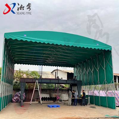 南平政和 移动推拉棚 大型堆货区仓储棚 物流活动帐篷XYZH-03