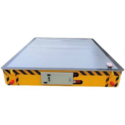 厂家直发搬运车 电动地平车货场运输钢筋货物用无轨蓄电池平板车