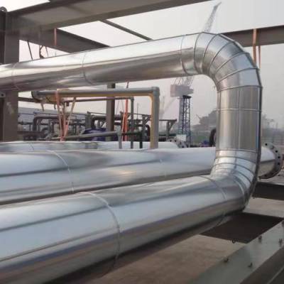 化工设备铝皮保温施工 架空管道保温工程承包 技术精湛施工团队