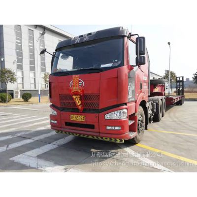 安徽铜陵出口运输挤压机到俄罗斯圣彼得堡 国际汽运运输