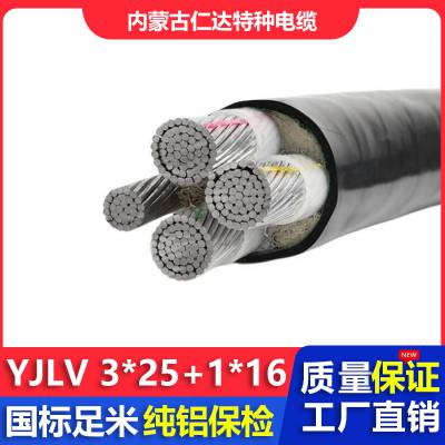 ʴ  YJLV 0.6/1KV ѹ 3*25+1*16mm? ɫ 3+1о