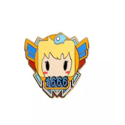 创意卡通明星胸徽定制 创意动漫徽章定做 影剧院节庆礼品胸牌