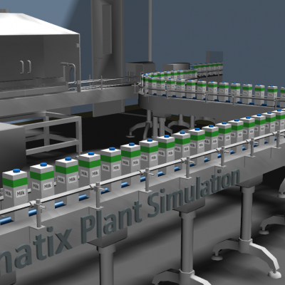 Plant Simulation可以全面对工厂和生产线，进行建模仿真以及优化生产系统，分析和优化生产布局、资源利用率