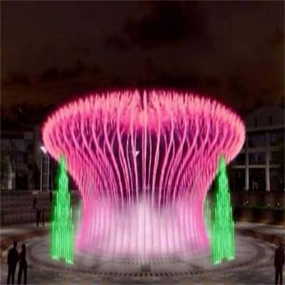 互动感应数字音乐喷泉 智能摇摆跑动灯光自动变色 喷泉设备定制