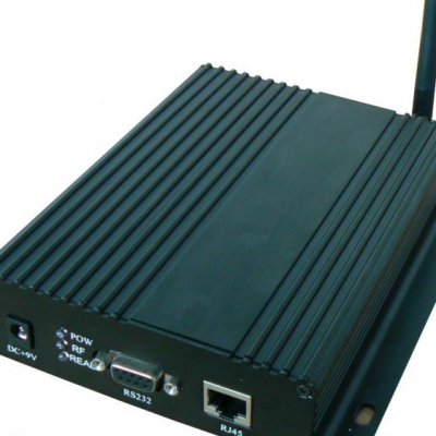 24g全向远距离读写器远距离非接触式定位基站铝制外壳