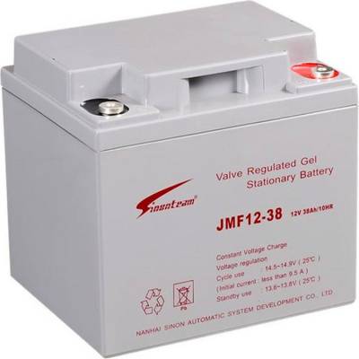 Sinonteam蓄电池 JMF12-38 赛能胶体电池12V38AH UPS电源 直流屏备用