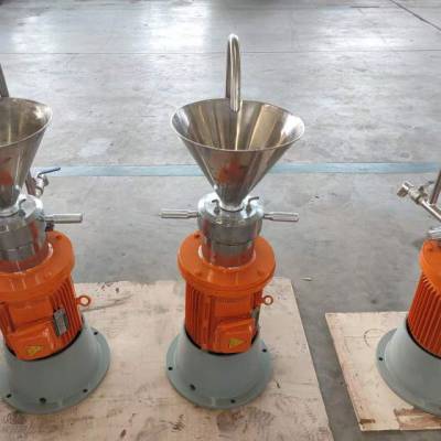 JM50型不锈钢小型立式 芝麻酱卫生食品级胶体磨 精细研磨处理