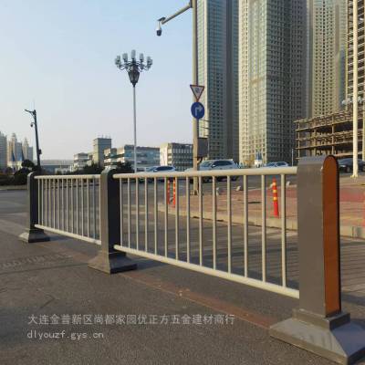 市政道路护栏马路人车分流机非隔离栏杆定制城市交通隔离 防撞护栏