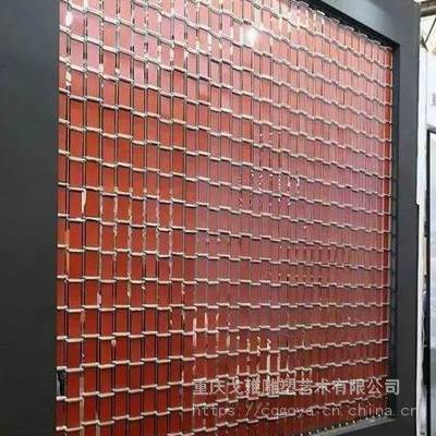 红色幕墙金属风动幕墙生产厂家