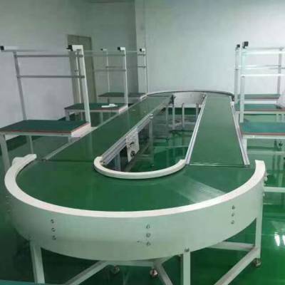 小型输送机食品传送带生产流水线平面传送机移动式皮带输送机
