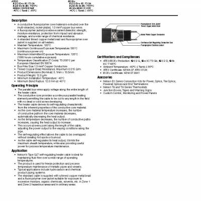 供应尼尔森QLT210-J自调控中温电伴热