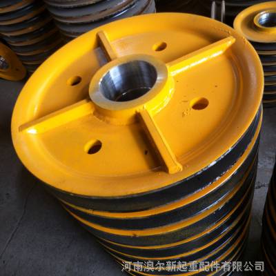 船舶装卸吊运滑轮组 钢板轧制滑轮片 起重升降机滑轮