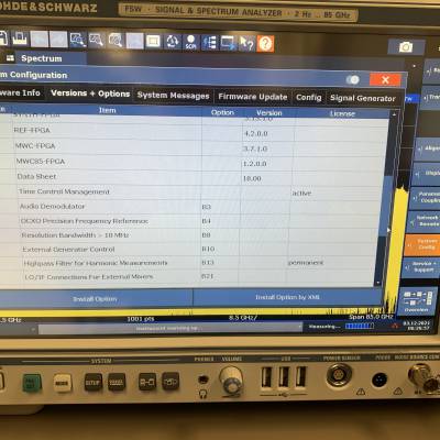 上海苏州租赁出售罗德FSW系列频谱分析仪FSW50 2HZ~50GHZ