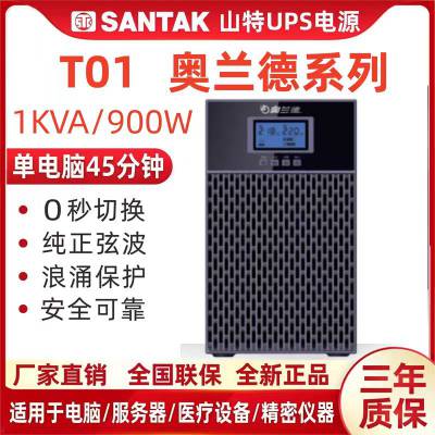 奥兰德ups电源 T01 不间断电源销售批发 1000va/900w 标机 铅酸蓄电池