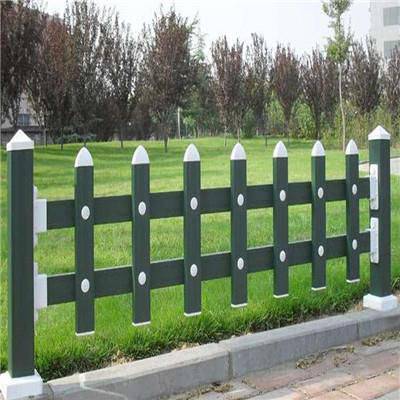 西安PVC塑钢草坪护栏庭院花坛护栏绿化围栏市政园林可加工定制