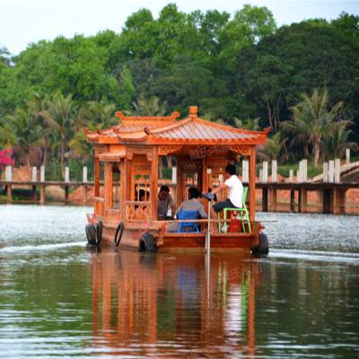 戴氏水上餐厅船 哪里有卖古代水上餐厅船 水上餐厅船工厂