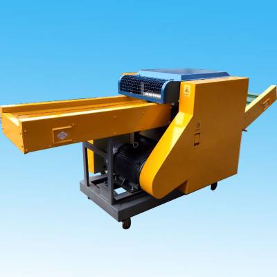 青州市服装废旧衣服切断机 废衣物回收设备 废布料开松设备 碎布机