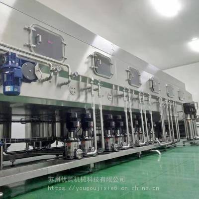 苏州优购机械18.9升5加仑1500桶每小时桶装水灌装机 生产线 设备