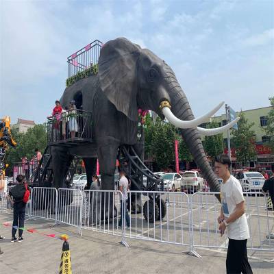 巡游机械大象出租 大型巡游花车出租 出售仿真机械大象