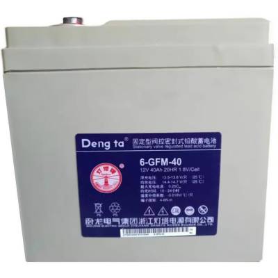 灯塔DENG TA蓄电池6-GFM-40 12V40AH通信基站直流屏UPS电源应急设备