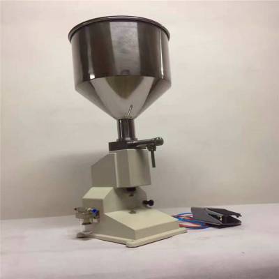 A02型 手压50ml膏液灌装机 化妆品面霜灌装机鑫儒弈牌