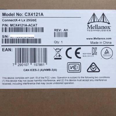 Mellanox MFA2P10-A010 25GbE SFP28 10m AOC交换机IB光缆