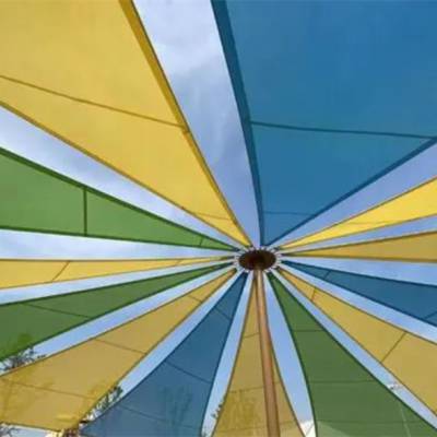 设计景区张拉膜结构景观棚幼儿园学校膜结构罩篷户外凉亭遮阳雨蓬