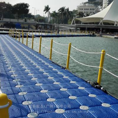 广东厂家***pe塑料浮筒 水库钓鱼浮桥 海上浮动码头 公园景区水上栈道