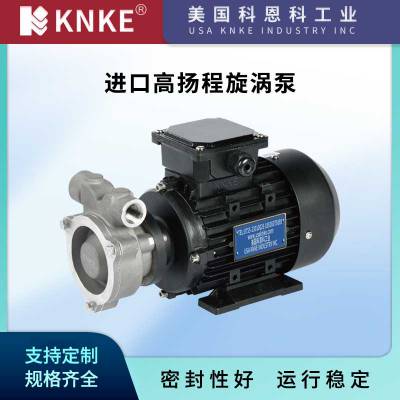 进口高扬程旋涡泵 流量处理能力大 美国KNKE科恩科品牌