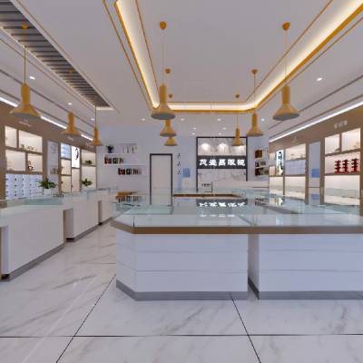 北京门头沟精品眼镜店展柜设计装修