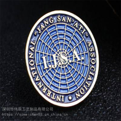 金属勋章奖章 定制徽章 锌合金胸章 胸牌烤漆 校徽周年庆定做