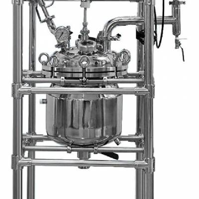 玉祥品牌小型双层不锈钢反应釜 整体结构新颖 实用美观