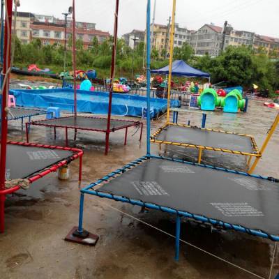 销售供应户外景区农庄钢架亲子儿童蹦极跳跳床