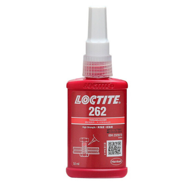 新款汉高乐泰loctite 262 耐落胶loctite螺纹密封胶螺栓防松动乐泰胶 原装正品50ml