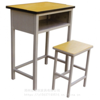 中专学生学校教室单人升降课桌凳生产厂家众思创家具