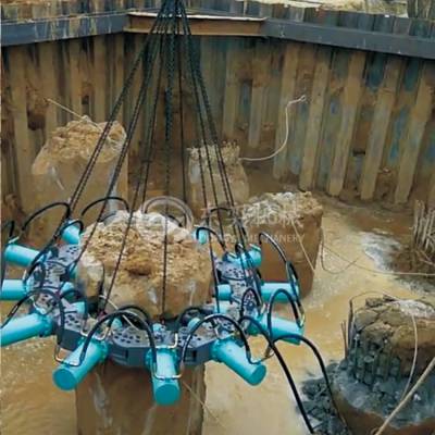 挖掘机液压破桩机械 路桥建筑桩头破桩机 液压原理截桩机